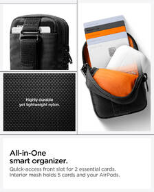 Peňaženka Spigen Portable Organizer Pouch TintapZip MagSafe čierna/oranžová

 obrázok produktu 16 z 19