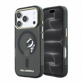 Kryt na mobil Karl Lagerfeld IML Choupette Peekaboo Magsafe na Apple iPhone 18 Pro čierny

 obrázok produktu 5 z 6