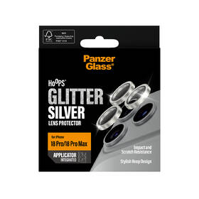 Tvrdené sklo PanzerGlass Hoops na Apple iPhone 18 Pro/Pro Max třpytivě stříbrné čierne

 obrázok produktu 4 z 4