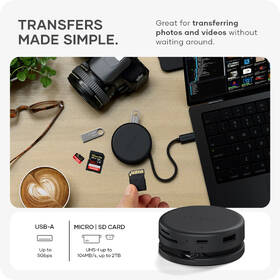 USB Hub Satechi OntheGo 7-in-1 Multiport Adapter čierny

 obrázok produktu 5 z 8