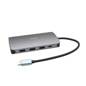 USB Hub i-tec USB-C/3x USB 3.1, RJ45, 3,5mm jack, SD, Micro SD, HDMI, VGA, USB-C PD 100W 

 obrázok produktu 1 z 3