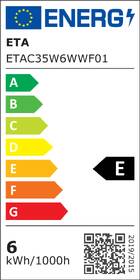 LED žiarovka ETA RETRO LEDka sviečka filament 6W, E14, teplá biela 

 obrázok produktu 1 z 3