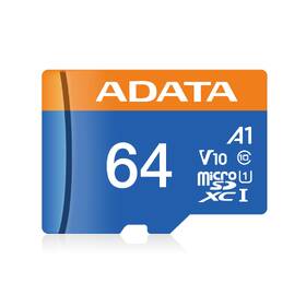 Pamäťová karta ADATA Premier MicroSDXC 64GB UHS-I (85R/25W) + adaptér 

 obrázok produktu 1 z 2