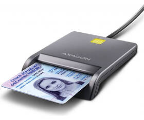 Čítačka eObčianok Axagon Smart card FlatReader / USB 2.0 / 1,2m sivá

 obrázok produktu 1 z 5