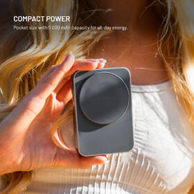 Powerbank FIXED MagZen 5 Stand, nabíjení Apple Watch, MagSafe, 5000 mAh sivá

 obrázok produktu 8 z 10