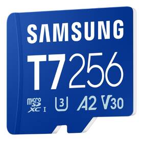 Pamäťová karta Samsung T7 MicroSDXC 256GB UHS-I U3 (170R) modrá

 obrázok produktu 1 z 4