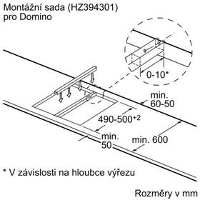 Lišta spojovacia k varným doskám Siemens HZ394301 

 obrázok produktu 1 z 1