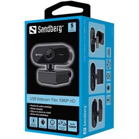 Webkamera Sandberg Webcam Flex 1080P HD čierna

 obrázok produktu 3 z 3