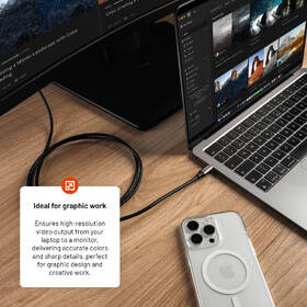 Kábel FIXED USB-C/HDMI 2.0 4K60Hz, 2m čierny/sivý

 obrázok produktu 7 z 10