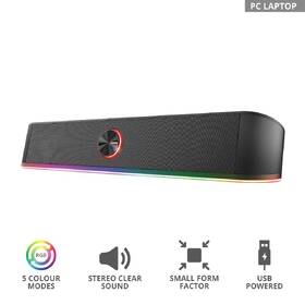 Reproduktory Trust GXT 619 Thorne RGB Illuminated Soundbar čierne

 obrázok produktu 6 z 11