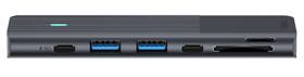 USB Hub Rapoo 7-in-2 USB-C Multiport Adapter (MacBook) čierny

 obrázok produktu 4 z 6