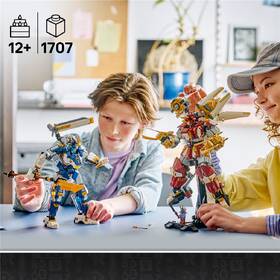 Stavebnica LEGO® NINJAGO® 71870 Dvojica titánskych robotov 

 obrázok produktu 7 z 8