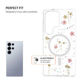 Kryt na mobil FIXED MagBloom s podporou MagSafe na Samsung Galaxy S25 Ultra priehľadný

 obrázok produktu 1 z 5