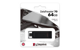 USB flashdisk Kingston 64GB, USB-C čierny

 obrázok produktu 6 z 6