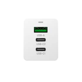 Nabíjačka do siete FIXED GaN USB, 2x USB-C PD, 65W biela

 obrázok produktu 6 z 10