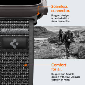 Remienok Spigen Athlex Air 2 Active na Apple Watch 49/46/45/44mm čierny

 obrázok produktu 16 z 17