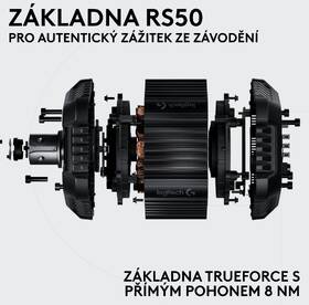 Volant Logitech RS50 System - PC čierny

 obrázok produktu 14 z 19
