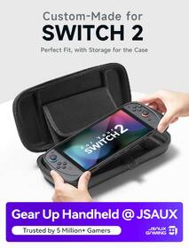 Puzdro JSAUX Carrying Case - Nintendo Switch 2 čierne

 obrázok produktu 1 z 7