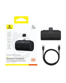 Powerbank Baseus Compact 5000mAh 20W USB-C čierny

 obrázok produktu 9 z 11