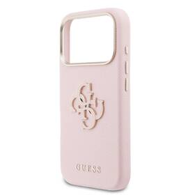 Kryt na mobil Guess PU Resin Logo na Apple iPhone 17 Pro Max ružový

 obrázok produktu 4 z 6