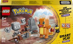 Stavebnica LEGO® Pokémon™ 72157 SMART Play™: Charmander a Geodude – jaskynný súboj 

 obrázok produktu 2 z 9