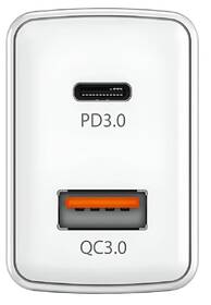 Nabíjačka do siete Genius PD-20ACP, 20W, 1x USB-C, 1x USB-A + kabel USB-C 1 m biela

 obrázok produktu 2 z 2