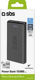 Powerbank SBS 10000 mAh, USB-C/2x USB-A čierna

 obrázok produktu 1 z 1