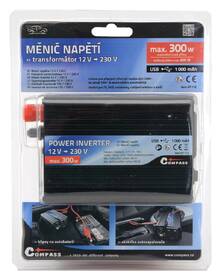Menič napätia Compass 07112 12/230V 300W + USB 

 obrázok produktu 6 z 6