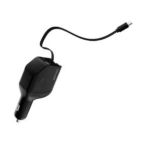 Adaptér do auta Mobile Origin CA22 90W, USB-C + USB-A, 2x USB-C kábel čierny

 obrázok produktu 3 z 13