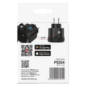 Inteligentná zásuvka EMOS GoSmart IP44, IP-3008F, ZigBee 

 obrázok produktu 13 z 13
