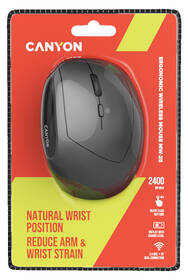 Myš Canyon MW-25 Ergonomic LED AA Dual mode čierna

 obrázok produktu 8 z 10