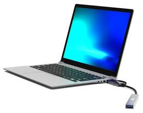 USB Hub PORT CONNECT USB-A/USB-C, 1x USB 3.0 + 3x USB 2.0 strieborný

 obrázok produktu 7 z 7