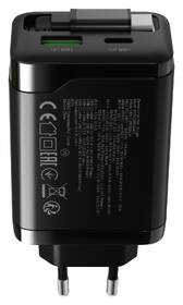 Nabíjačka do siete Canyon OnCharge 65RC Black, USB-C, 65W PD, QC, EU čierny

 obrázok produktu 4 z 7