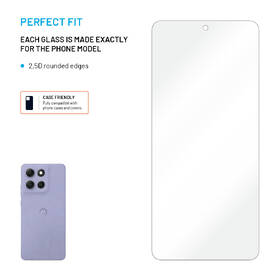 Tvrdené sklo FIXED na Motorola Moto G86 5G/Power (2 ks) priehľadné

 obrázok produktu 2 z 7