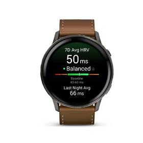Inteligentné hodinky Garmin Venu 4 - 45 mm + kožený remienok čierne/hnedé

 obrázok produktu 4 z 8