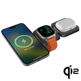 Bezdrôtová nabíjačka Cubenest EQ310 3v1 Qi2 s MagSafe (EQ310GY) sivá

 obrázok produktu 4 z 10
