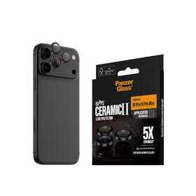 Tvrdené sklo PanzerGlass Hoops Ceramic na Apple iPhone 18 Pro/Pro Max černé čierne

 obrázok produktu 2 z 4