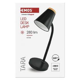 Stolná lampa EMOS Tara, 5 W, LED integrované, IP20 čierna

 obrázok produktu 5 z 7