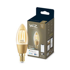 Inteligentná žiarovka WiZ Tunable White 4,9W E14 C35 Vintage 

 obrázok produktu 2 z 7