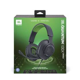 Headset JBL Quantum 100X Console čierny/zelený

 obrázok produktu 11 z 11