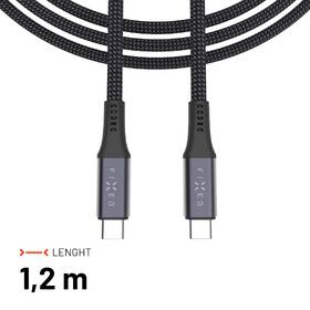Kábel FIXED USB-C/USB-C, PD 3.1, 240W, 1,2 m sivý

 obrázok produktu 4 z 10