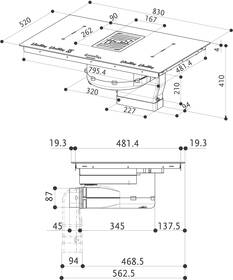 Indukčné varné dosky s odsávaním Faber GALILEO GLASS BK A83 čierna

 obrázok produktu 11 z 12
