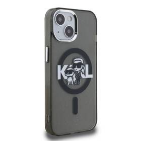 Kryt na mobil Karl Lagerfeld IML Glitter Karl and Choupette Sketch MagSafe na Apple iPhone 15 čierny

 obrázok produktu 2 z 6
