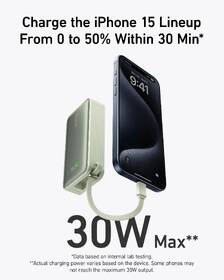 Powerbank Anker Anker 545 10000mAh, 30W s káblom USB-C zelený

 obrázok produktu 1 z 5