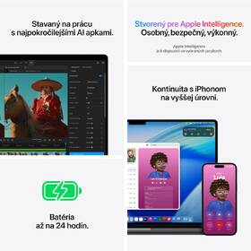 Notebook Apple CTO 16" s nanotexturou M5 Pro 18× CPU 20× GPU, 24 GB, 1 TB - strieborný SK 

 obrázok produktu 7 z 8