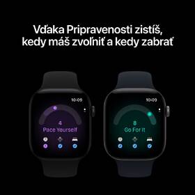 Inteligentné hodinky Apple GPS + Cellular 46 mm nočná modrá keramika, námornícky modrý športový remienok - M/L 

 obrázok produktu 3 z 6