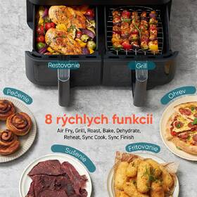 Fritéza teplovzdušná COSORI CAF-R901-AEUR, 8,5 l čierna

 obrázok produktu 2 z 9