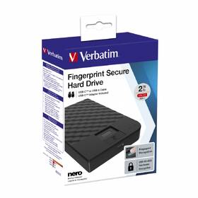 Externý pevný disk Verbatim Fingerprint Secure, 2TB čierny

 obrázok produktu 7 z 7