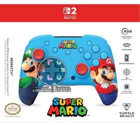 Gamepad Turtle Beach Rematch Wireless Mario a Luigi, NS2 modrý

 obrázok produktu 7 z 14