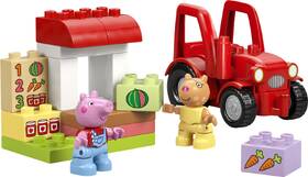 Stavebnica LEGO® DUPLO® Prasiatko Peppa  10468 Traktor a trh 

 obrázok produktu 1 z 9
